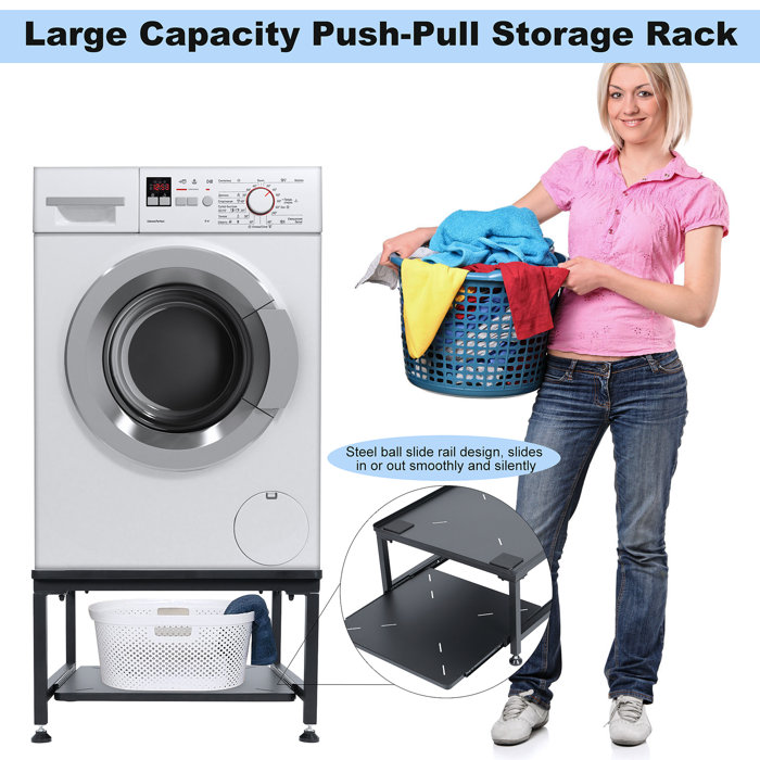 Nisorpa Universal Laundry Pedestal with sliding tray Wayfair